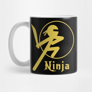 Stickman Ninja - Yellow Mug